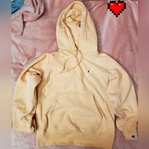 Reverse weave champion hoodie peach
